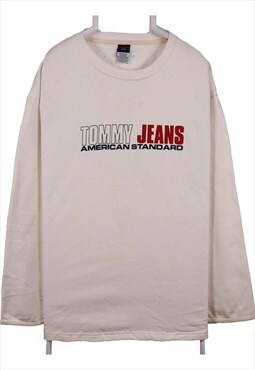 Vintage 90's Tommy Jeans Sweatshirt Tommy Jeans Crewneck
