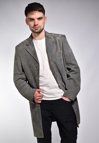 VINTAGE 1990S VERSACE VERSUS SUEDE LEATHER JACKET