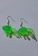 Green Fish Earrings
