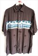 Vintage Shirt Hawaii Shirts Oxford Top Palms