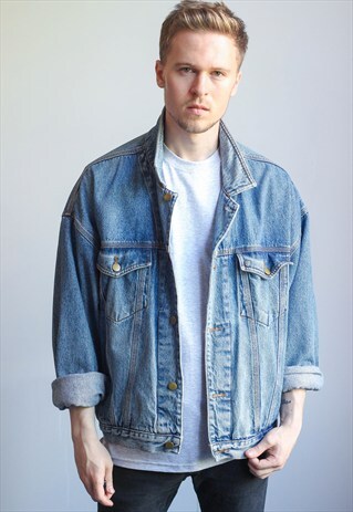 VINTAGE OVERSIZED DENIM JACKET