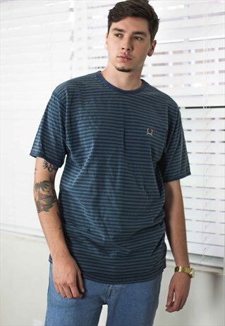 VINTAGE TOMMY HILFIGER T-SHIRT LOGO 90S L 9.7