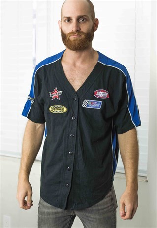 VINTAGE NASCAR RACING T-SHIRT LOGO 90S M 10