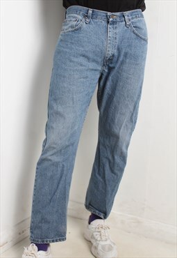 Vintage Wrangler Distressed Jeans Blue