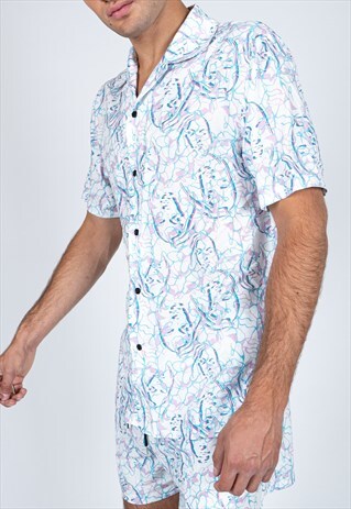 LIQUOR N POKER FUTURE FACES CO ORD SHORTS