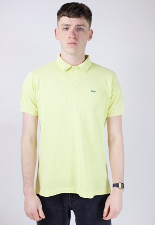 VINTAGE LACOSTE YELLOW POLO SHIRT