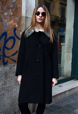 VINTAGE WOOL COAT '80