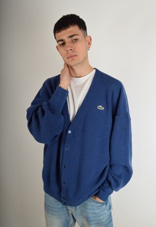 VINTAGE LACOSTE CARDIGAN MADE IN FRANCE 80'S (2670)