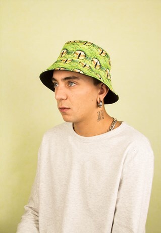 LIZARD EYES REVERSIBLE BUCKET HAT