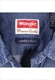 VINTAGE 90'S WRANGLER SHIRT DENIM LONG SLEEVE BUTTON UP