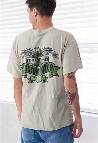 VINTAGE HARLEY-DAVIDSON T-SHIRT LOGO 90S XL 7.4