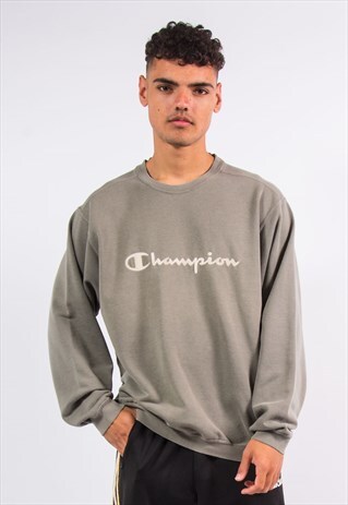 VINTAGE CHAMPION SWEATSHIRT SPELL OUT LOGO