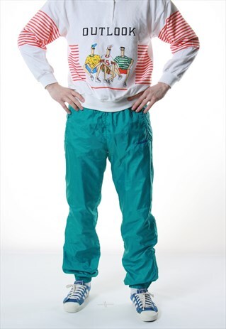 90S VTG RARE ADIDAS SPORT TROUSERS 13532