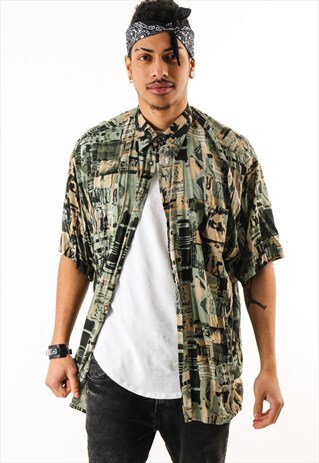 VINTAGE PATTERN SHIRT PSAW221D