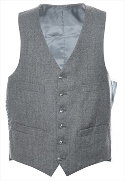 Vintage Grey Waistcoat - M