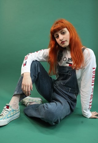 VINTAGE 90'S DENIM DUNGAREES