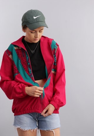 VINTAGE PATTERNED BOMBER JACKET Z352