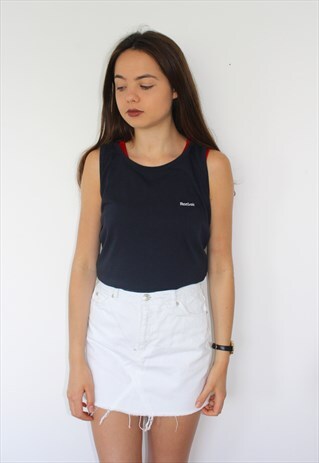 90'S NAVY SPORTS TOP