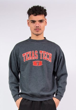 VINTAGE USA SWEATSHIRT TEXAS TECH COLLEGE SWEATER