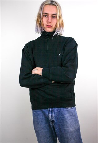 VINTAGE NAUTICA QUARTER ZIP SWEATSHIRT