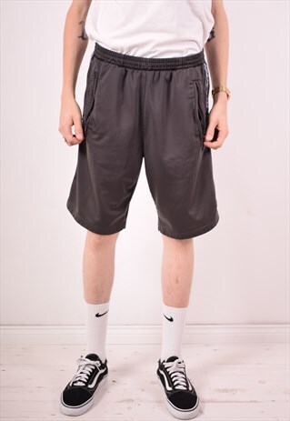 ADIDAS MENS VINTAGE SHORTS W40 GREY 90S