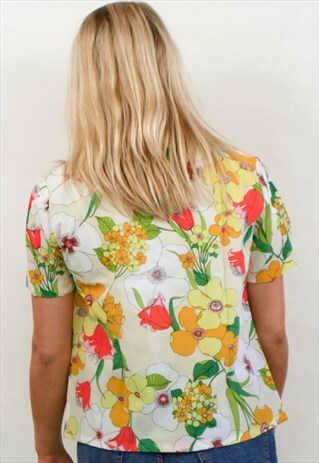 VINTAGE ABSTRACT PATTERN SHIRT