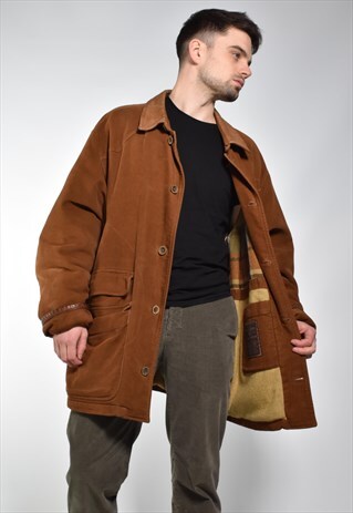 VINTAGE MARLBORO CLASSICS SUEDE MULTI POCKET JACKET