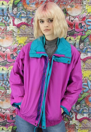 VINTAGE 90S SHELL JACKET / WINDBREAKER UNISEX SPORTSWEAR.