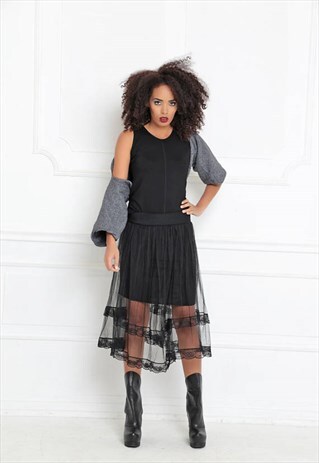 TULLE SKIRT/STEAMPUNK SKIRT