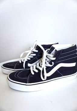 Vintage Vans High Boots Sneakers Trainers Dark Blue