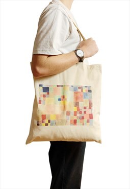 Paul Klee Tote Bag Abstract Art Flora on Sand