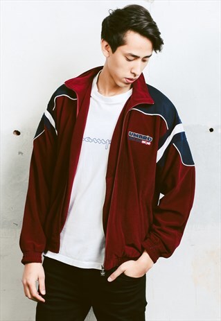VINTAGE UMBRO VELOUR TRACK JACKET