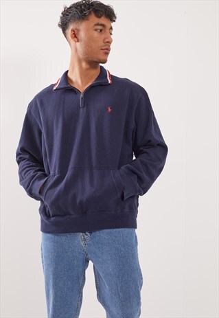 VINTAGE RALPH LAUREN 1/4 ZIP SWEATSHIRT