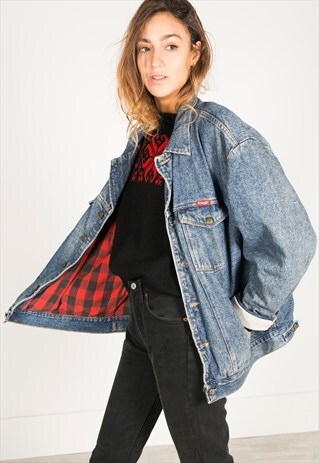 VINTAGE 80S WRANGLER WINTER BLANKET JACKET / R3130C403