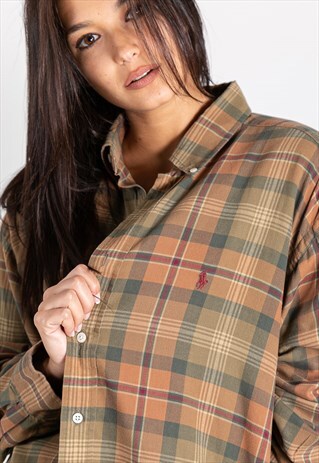 VINTAGE 80S POLO RALPH LAUREN SHIRT / S8616