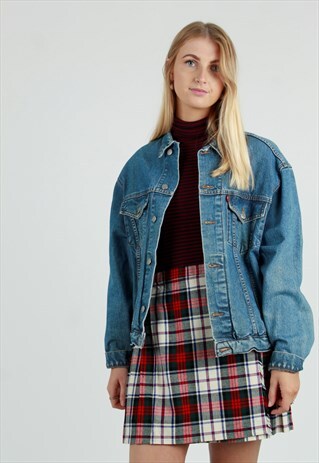 90S LEVI'S RED TAB TRUCKER BLUE DENIM JACKET