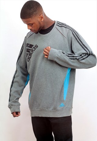 VINTAGE GREY ADIDAS SWEATSHIRT