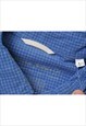 VINTAGE CARRERA BLUE CHECK LONG SLEEVED SHIRT WOMENS