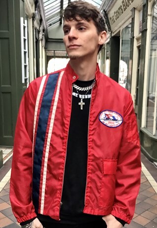FRISCO NASCAR MOTOR RACING VINTAGE 50S STYLE COAT