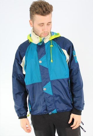HELLY HANSEN VINTAGE MAP LINING ANORAK JACKET