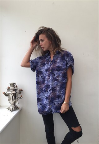 CRAZY PATTERN OVERSIZED RETRO VINTAGE UNISEX FESTIVAL SHIRT