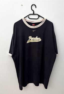 Vintage Nike Purdue boilermakers black T-shirt XL 