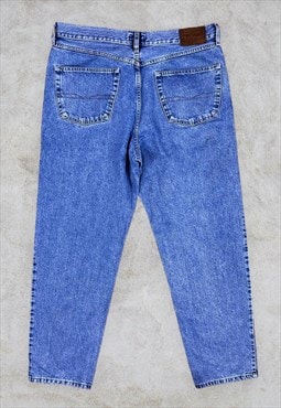 Vintage Hugo Boss Jeans Blue Baggy Taper Arkansas W38 L32