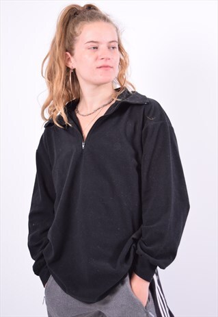 VINTAGE SERGIO TACCHINI FLEECE JUMPER BLACK