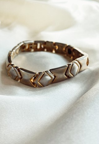 VINTAGE METAL LINK BRACELET
