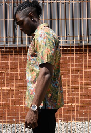 VINTAGE CRAZY PATTERN FESTIVAL SHIRT