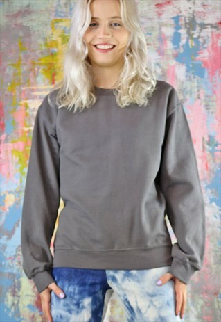 SWEATSHIRT IN CHARCOAL GREY