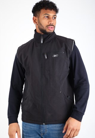 reebok sleeveless jacket