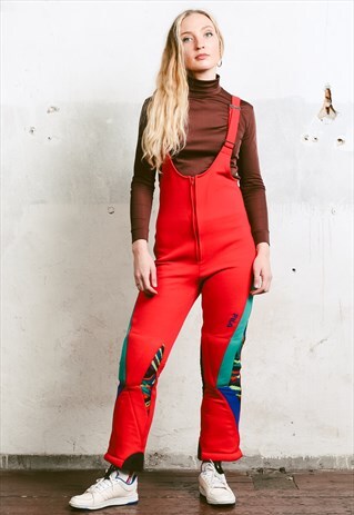 VINTAGE 80S FILA SKI BIBS