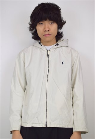 VINTAGE 90S POLO RALPH LAUREN BEIGE JACKET